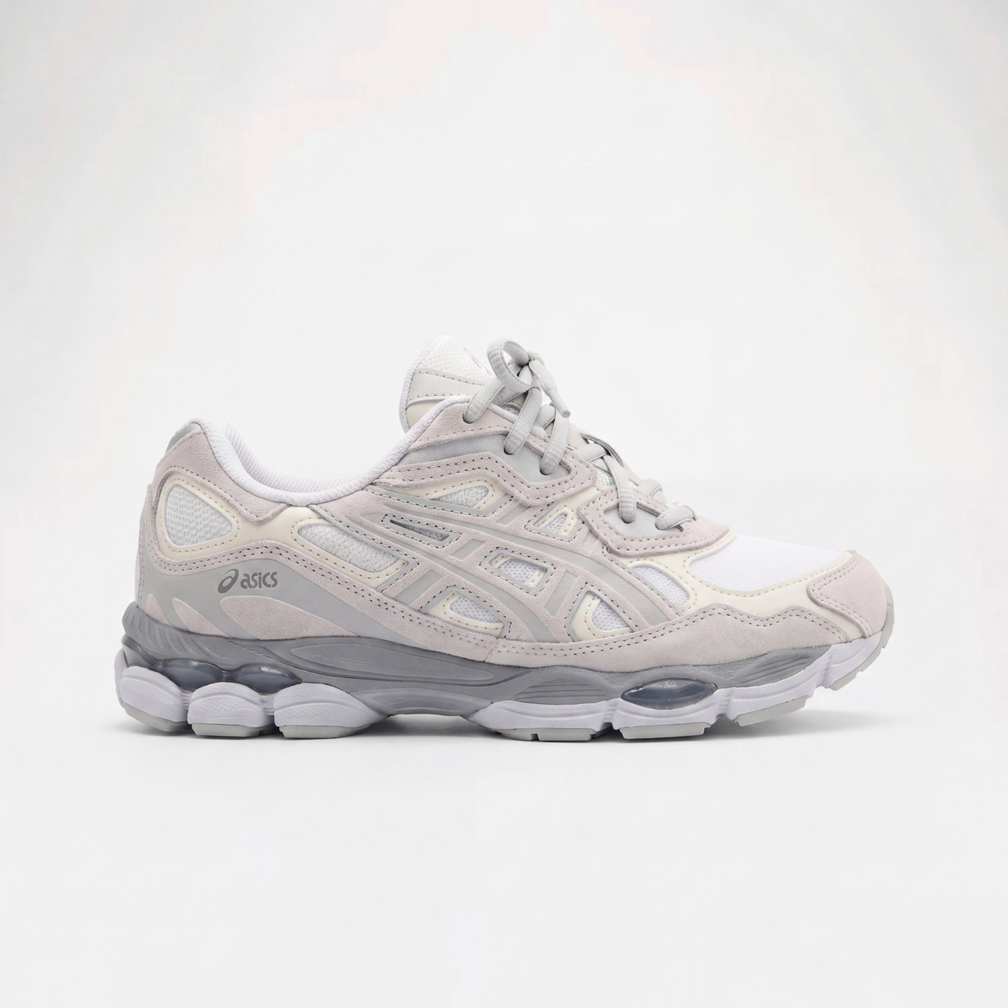 Sneakersy Gel Szaro/Białe