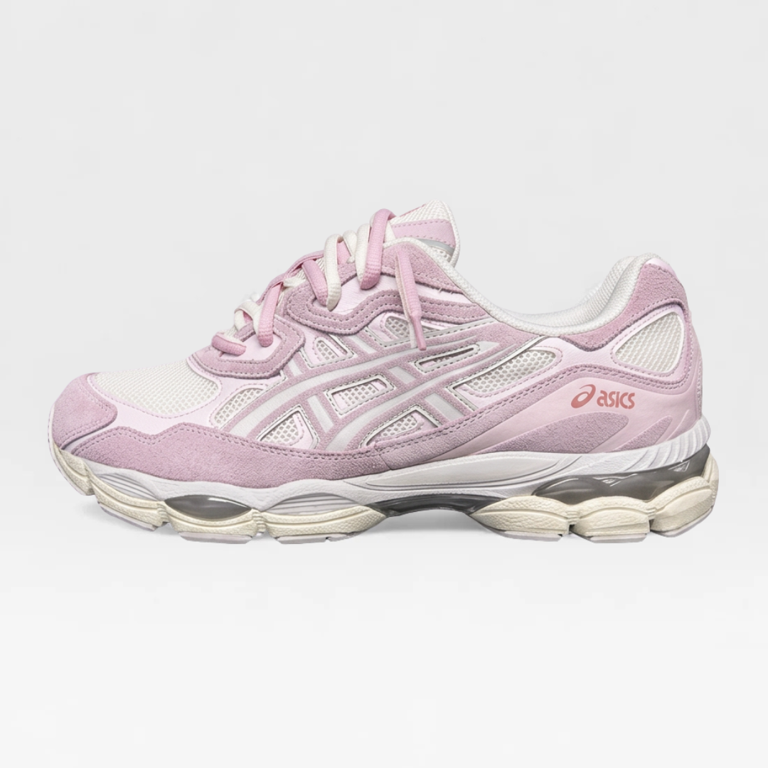 Różowe sneakersy Gel